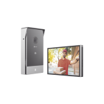 Videoportero IP Conexión a 2 Hilos / Con Monitor Wi-Fi para Interior / Frente de Calle  IP65 Uso En Exterior Debe Tener Protección / Cámara 3 Megapíxel / Llamada a la App / Apertura remota  / Soporta 2 Puertas / Ranura para Mic